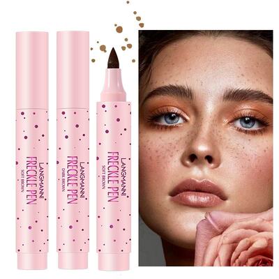 Brown Lifelike Natural Freckle Concealer Dot Spot Pen Waterp