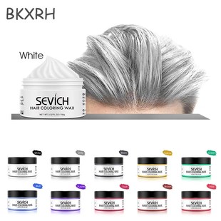 One-time Molding Paste temporary hair color wax men dye mud