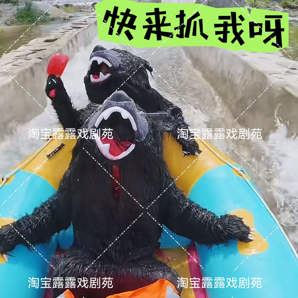 网红熊人偶服装人偶服装人穿狗熊玩偶舞台影视道具社火舞台演出服