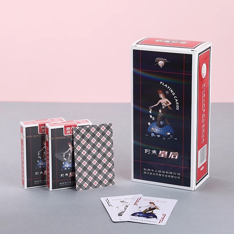 正品10副钓鱼9903扑克牌便宜批100副整箱扑克朴克创意纸牌棋牌室