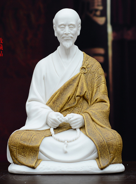 中式弘一法师家居客厅摆件工艺品