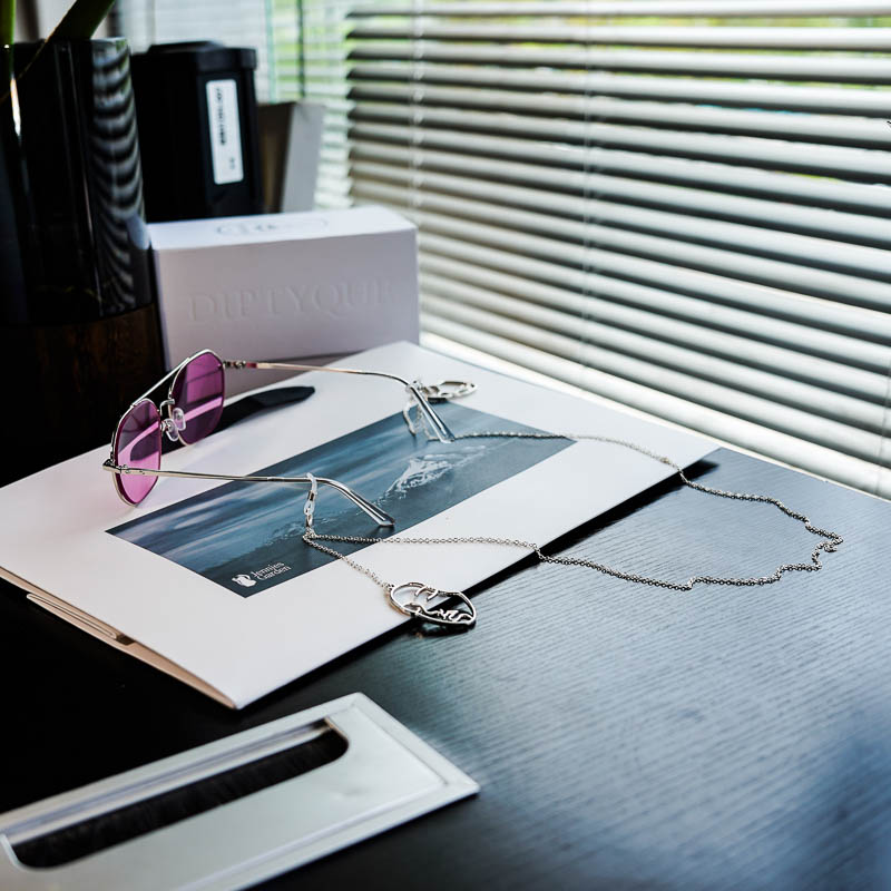 面具吊坠眼镜链子挂脖防滑绳