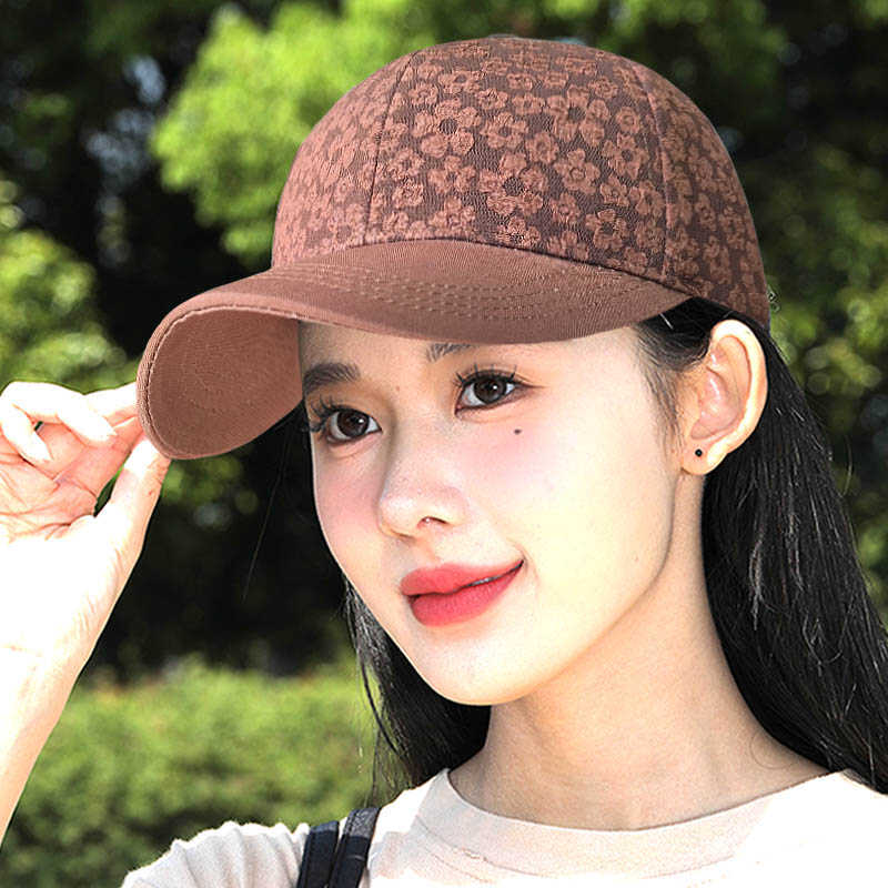 夏季防晒鸭舌帽女时尚百搭可调节棒球帽洋气高端大头显脸小太阳帽图片