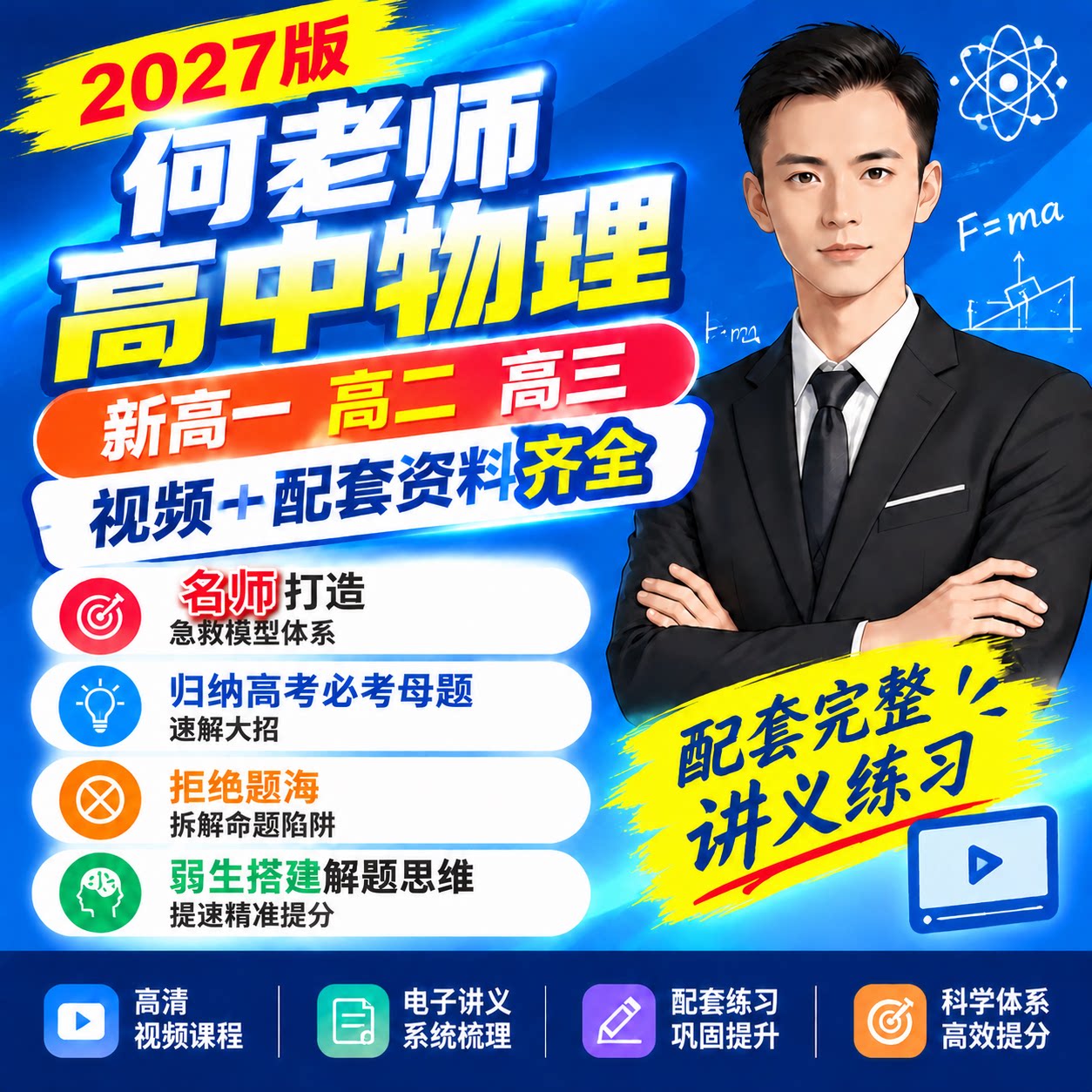 何老师高中物理179模型网课7刻录盘个性化服务