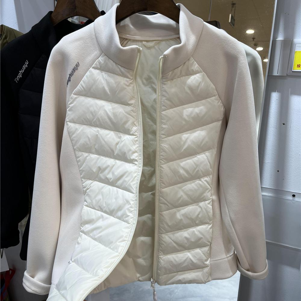 白鸭绒内胆羽绒服运动户外