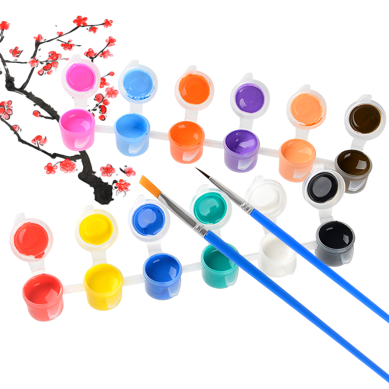 幼儿园美术diy画画3ml绘画颜料