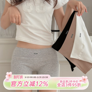 10A抗菌纯棉裆防走光打底裤 二合一2026新款 女 平角安全裤 森日和叶