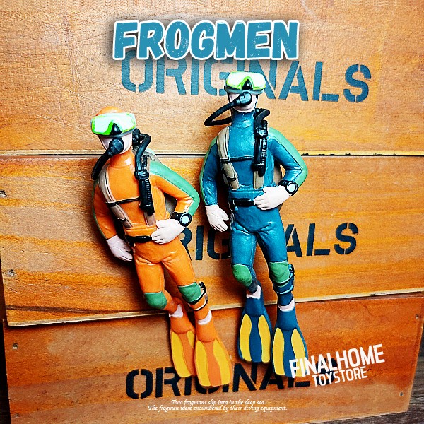 潜水员造景人偶摆件公仔玩具模型