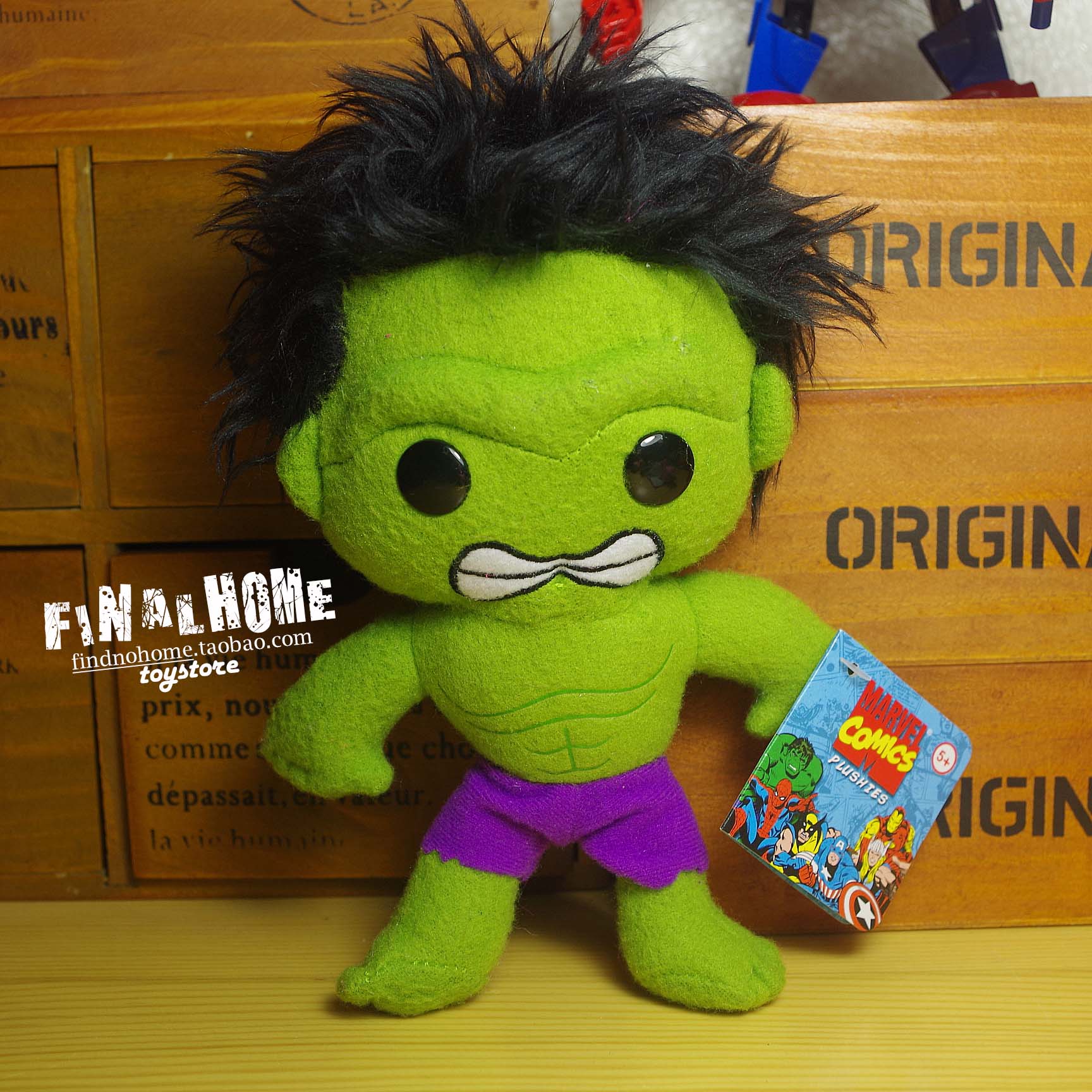 绿巨人无敌浩克毛绒玩具礼物公仔