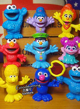 散货 芝麻街 艾摩 甜饼怪 佐伊 卡通动漫周边手办公仔玩具玩偶