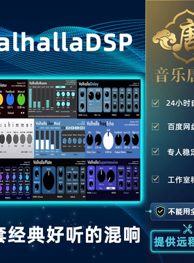 ValhallaDSP Room Vintage FutureVerb混响全套10个完整版WIN+MAC