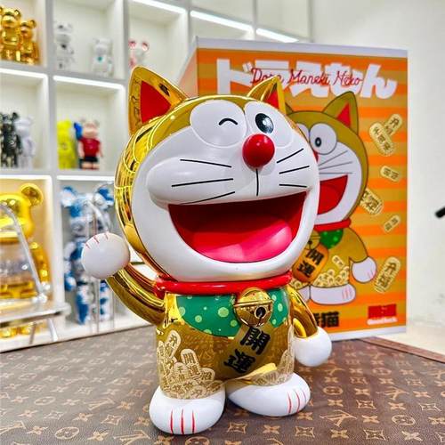 招财猫哆啦A梦叮当猫GK手办摆件