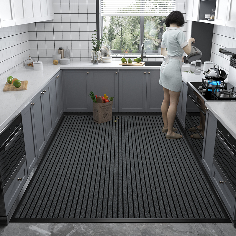 厨房地垫防滑防油可擦免洗2025新款专用防水地毯长条吸水耐脏脚垫