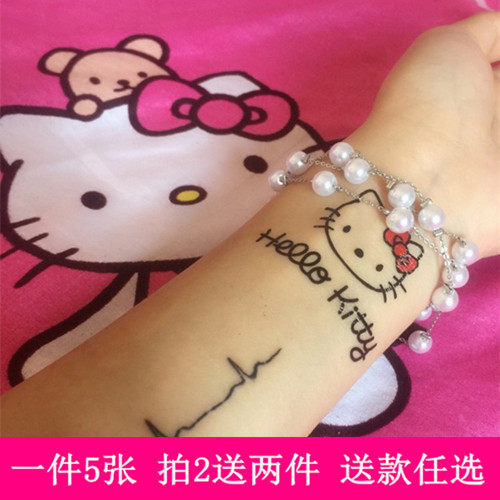 纹身贴防水 女 持久 hellokitty 小清晰儿童卡通动漫手臂彩色贴纸|msdalam kategori Alat solek/minyak wangi/kecantikan, lukisan badan - dari Buy2taobao.com untuk memberikan perkhidmatan ejen Taobao profesional membeli
