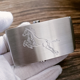 304不锈钢滚轴皮带扣头老式滚轴腰带扣头腰带头无孔无牙自动扣头