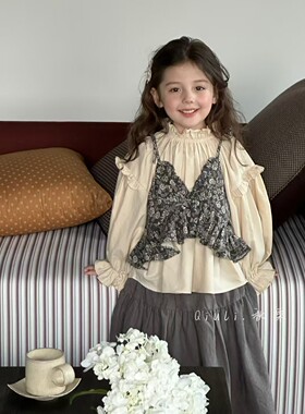 GOLI·芥末家  娃娃衫 马甲两件套