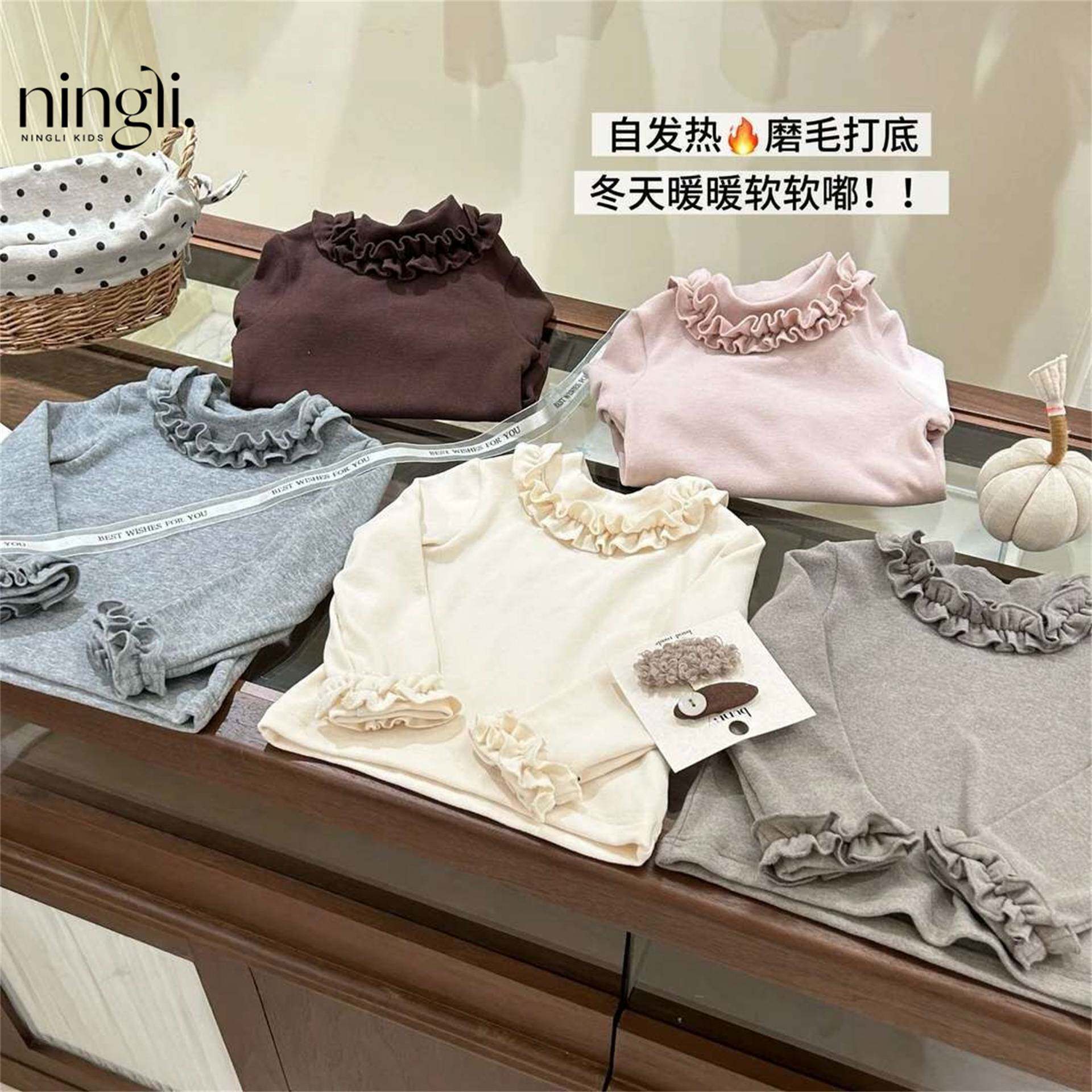 【柠里】加厚！自留秋冬女童打底童装lolita洛丽