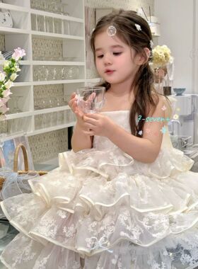 GOLI·洋气刺绣  蛋糕公主裙 生日礼服裙