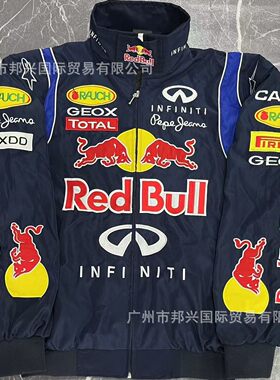 F1刺绣赛车服爆款骑行服美式