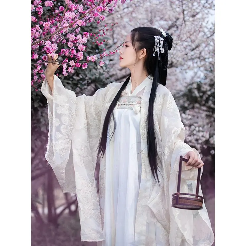 汉服女荣姬襦裙大袖衫飘逸古风襦裙广袖古装女若桃姬汉服夏季仙气