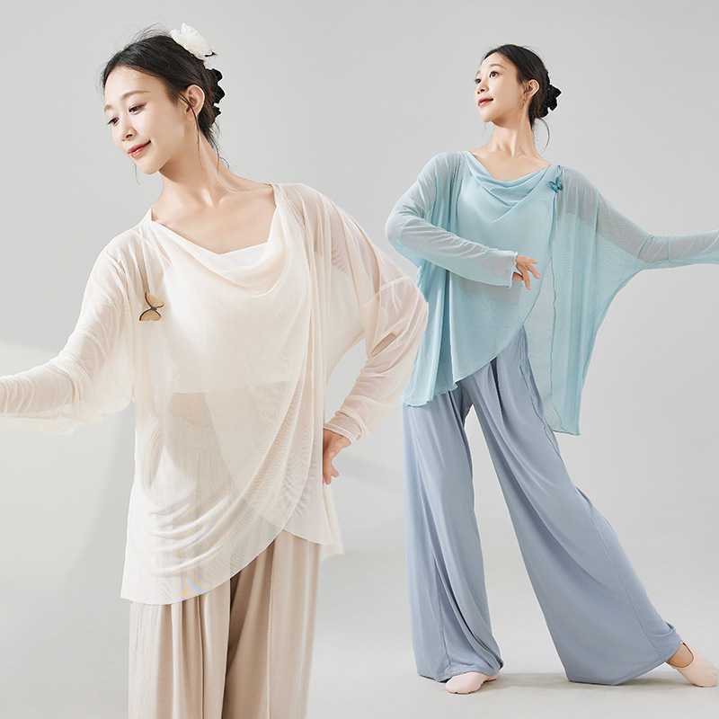 舞蹈服成人夏季古典汉服纱衣飘逸