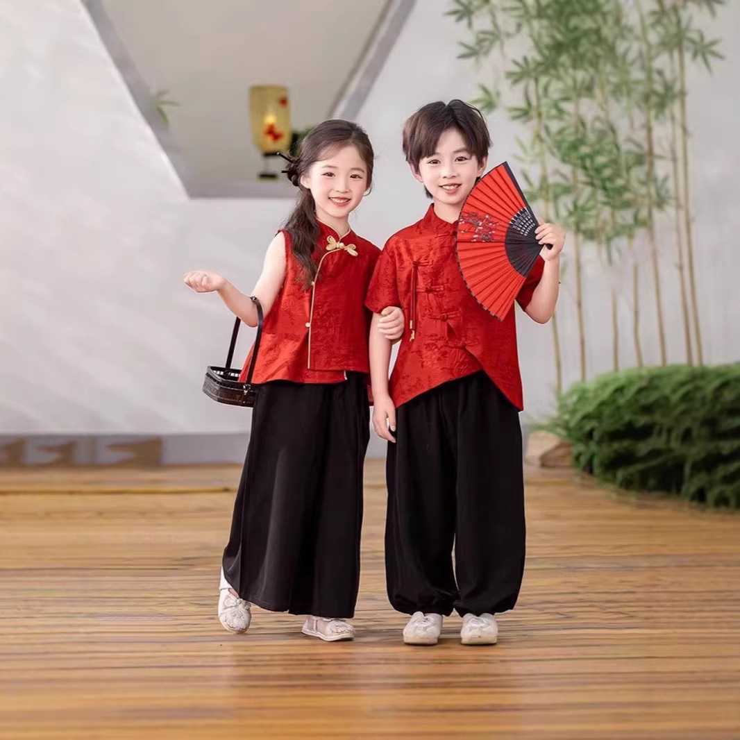 新中式汉服唐装童装套装｜男童
