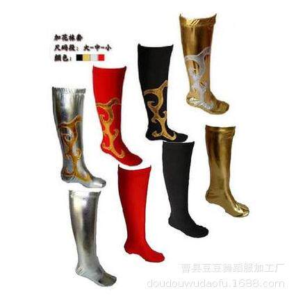 蒙古服靴鞋套藏族表演演出舞蹈