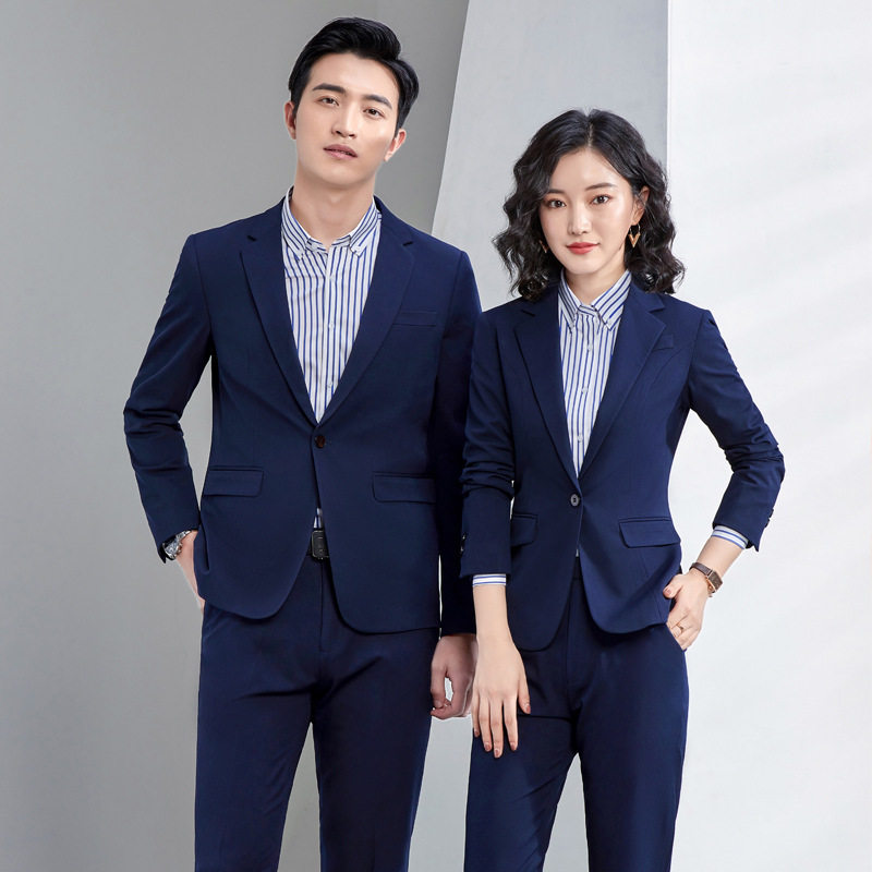 职业装男女同款时尚商务正装面试