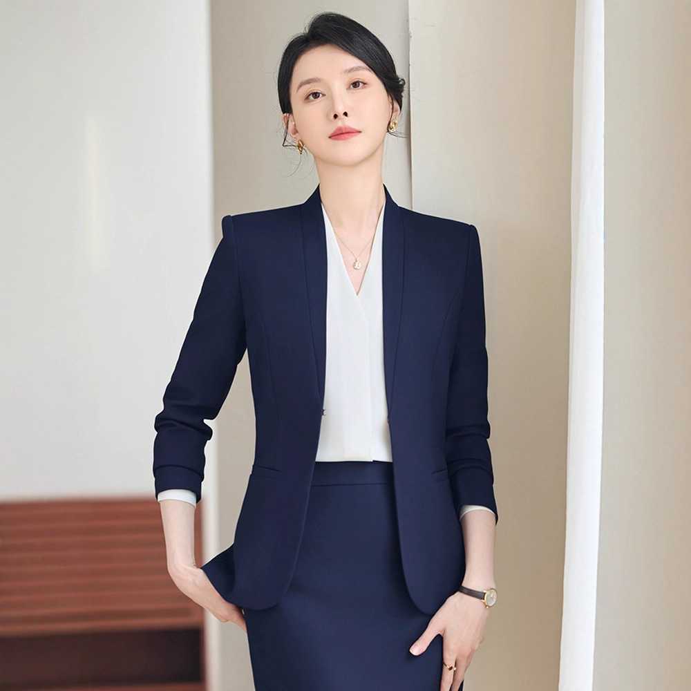职业装女西装套装新款气质高端