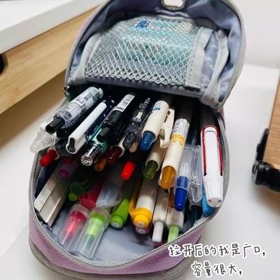 大容量站立式巨能装文具盒国誉