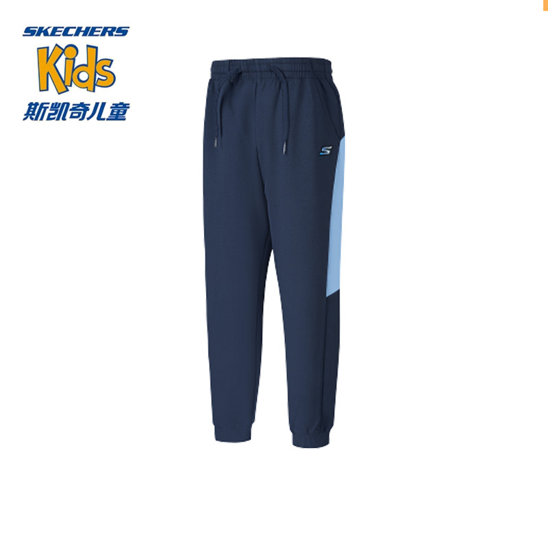 斯凯奇儿童舒适休闲运动针织长裤