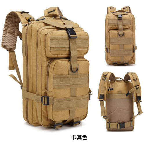 日本品质好包户外运动多功能迷彩背包  25升军迷登山徒步包男双肩