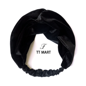 复古饰品女丝绒发带 韩国头巾金丝绒宽边交叉头箍头饰发箍发卡