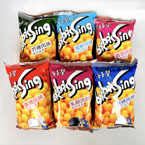 非油炸卜卜星休闲零食广州怀旧