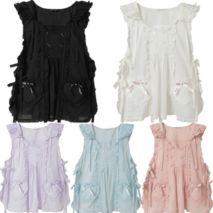 熊耳蝴蝶结褶边围裙 含税价预约PINK HOUSE 定金 A2161PE_327