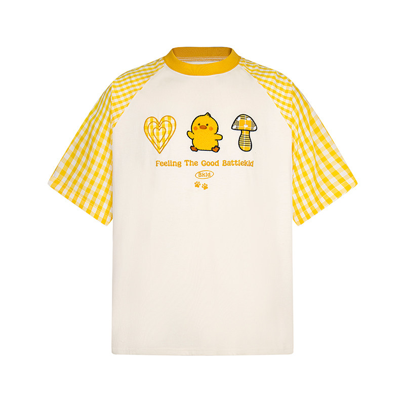 Loose Fit Casual Embroidered Raglan Tee for Women - Product image 5