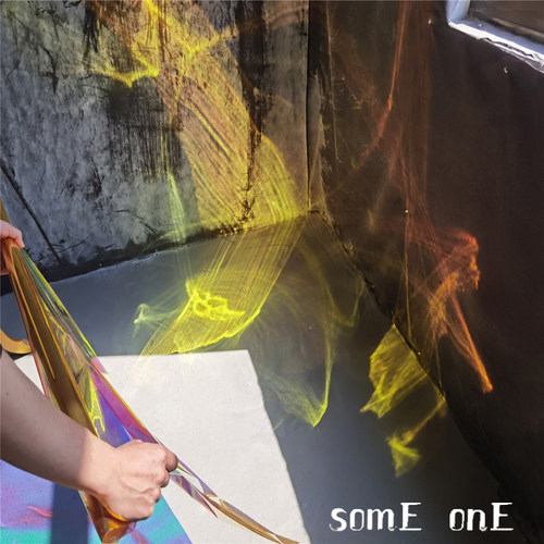 风铃镭射膜服装欧美肌理