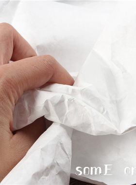 撕不烂白色薄厚款纸布 水洗呼吸防水硬质造型设计师肌理面料