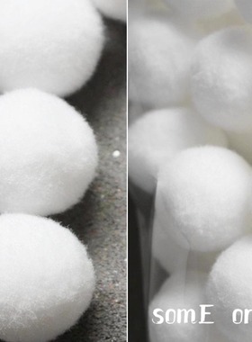 纯白色毛毡球小圆球手工diy绒球 拍摄背景装饰设计师创意作品辅料
