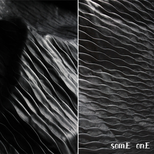 设计师面料 龙身纹理黑色皮革肌理防水夹克油光复古服装秋冬布料