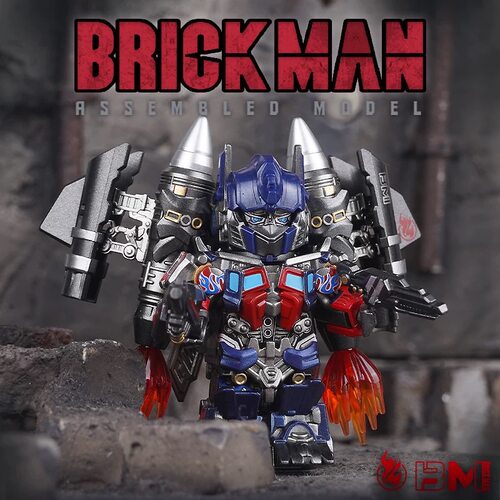 新品变形擎天OP柱天火配件包金刚BRICKMAN第三方拼装积木人仔现货
