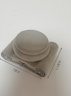 建筑欧式罗马柱底座水泥混凝土鱼缸造景创意装饰水泥布景桌面摆件