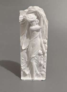 暮色石膏浮雕装饰画扩香桌面扩香摆件北欧风艺术ins浮雕画小众diy