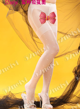 清仓特卖  只有白色 可爱日系波点吊带式连裤袜洛丽塔米白色 2449