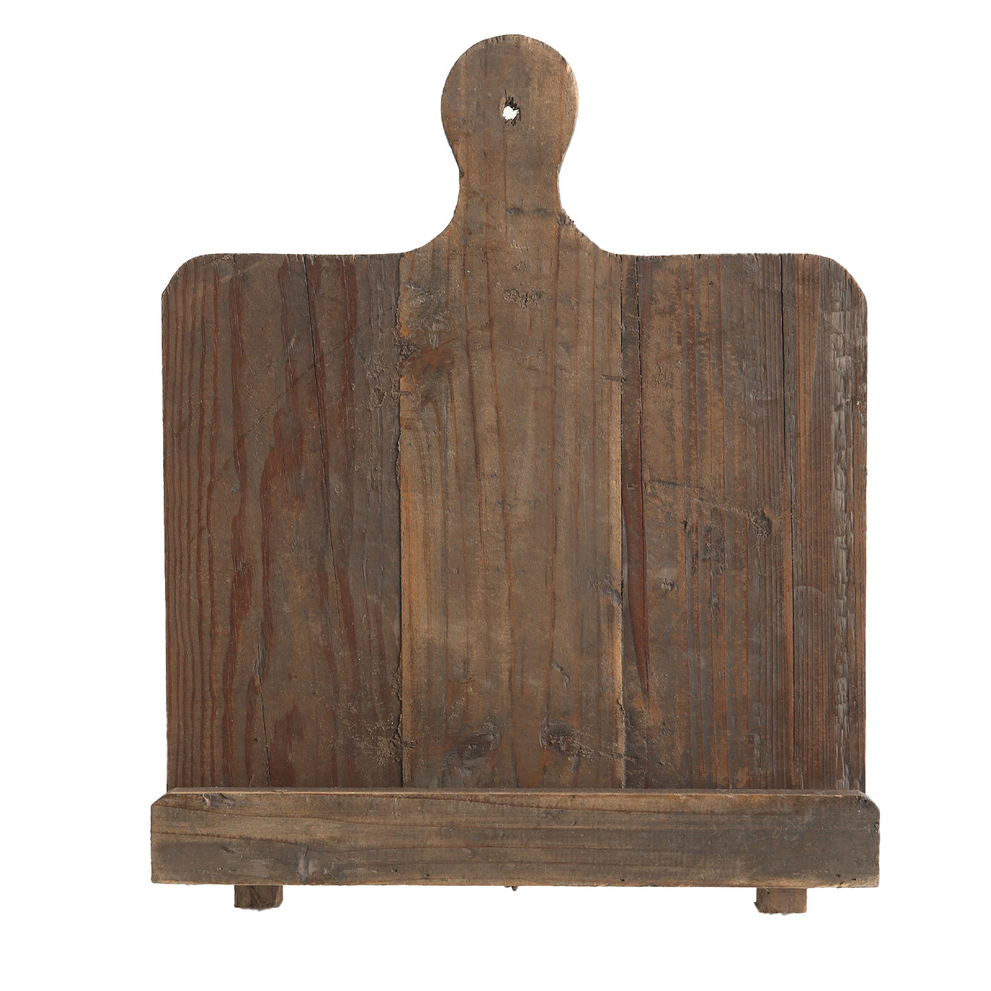 爱上花园家居阳台杂货美式复古书报架展示架老旧实木菜谱架琴谱架