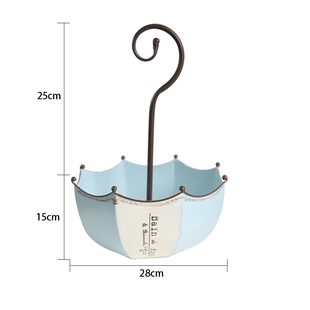 爱上花园ins风花园杂货摆件阳台花盆铁皮做旧雨伞花盆花盒