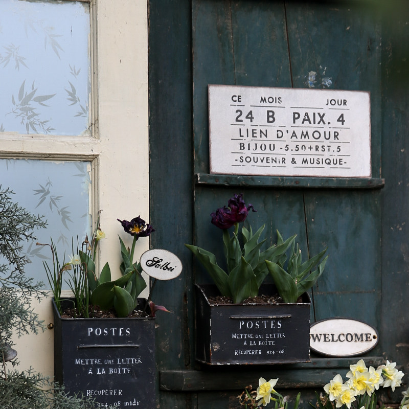 爱上花园|出口日本户外挂牌铁皮做旧牌子庭院露台装饰园艺摆牌24B,鲜花速递/花卉仿真/绿植园艺,其它园艺用品,淘宝优惠券,粉丝福利购,淘宝优惠卷