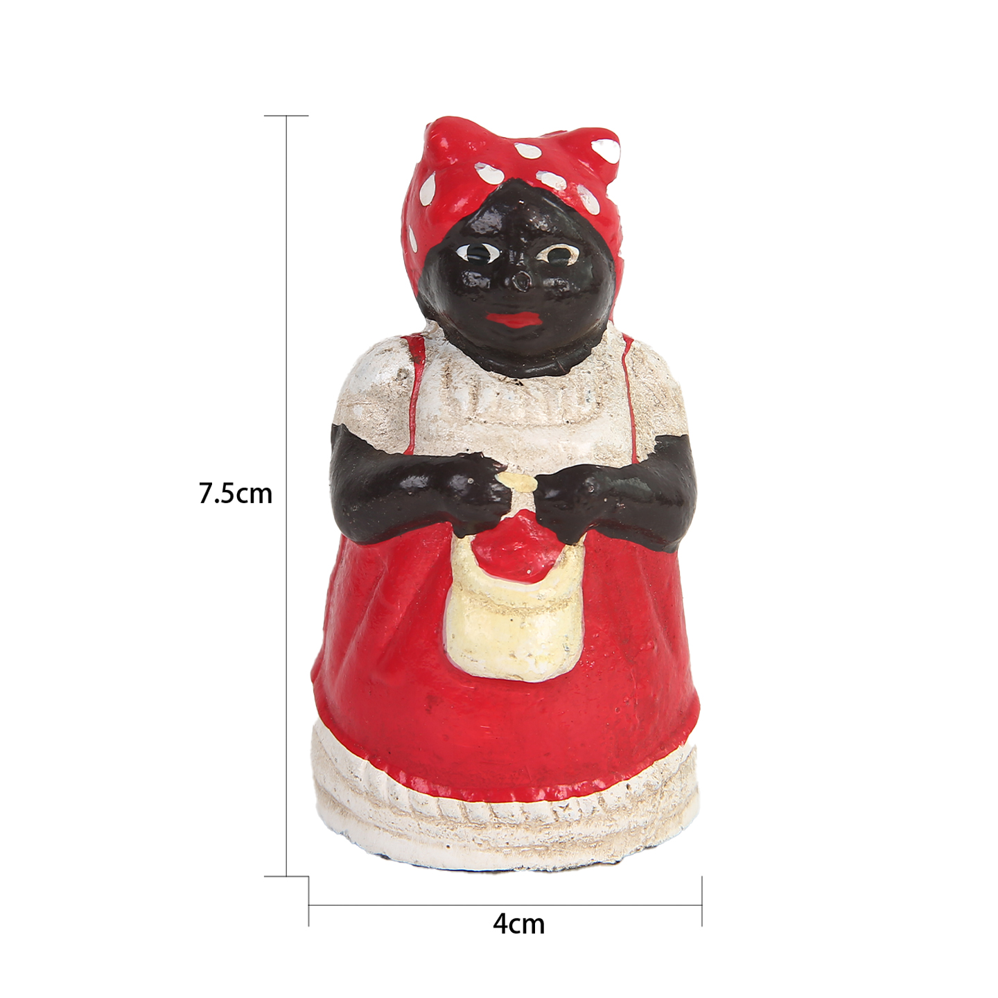 爱上花园家居阳台庭院杂货装饰摆件玩偶铸铁黑人玩偶