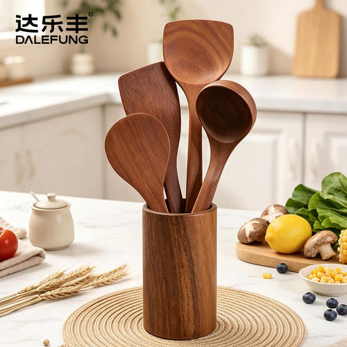 达乐丰花梨木锅铲铲子不粘锅用炒菜铲子木锅铲耐高温家用汤勺饭勺