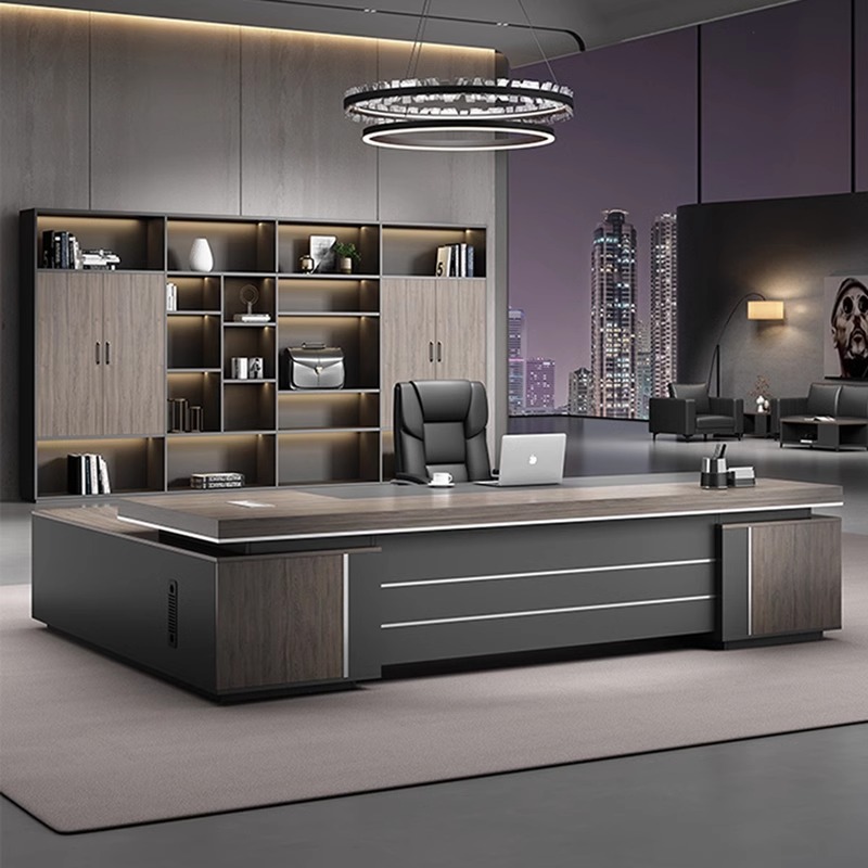 简约现代时尚大气风单人桌椅组合